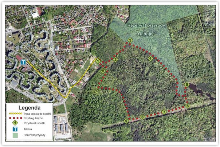 Trasa przebiegu ścieżki